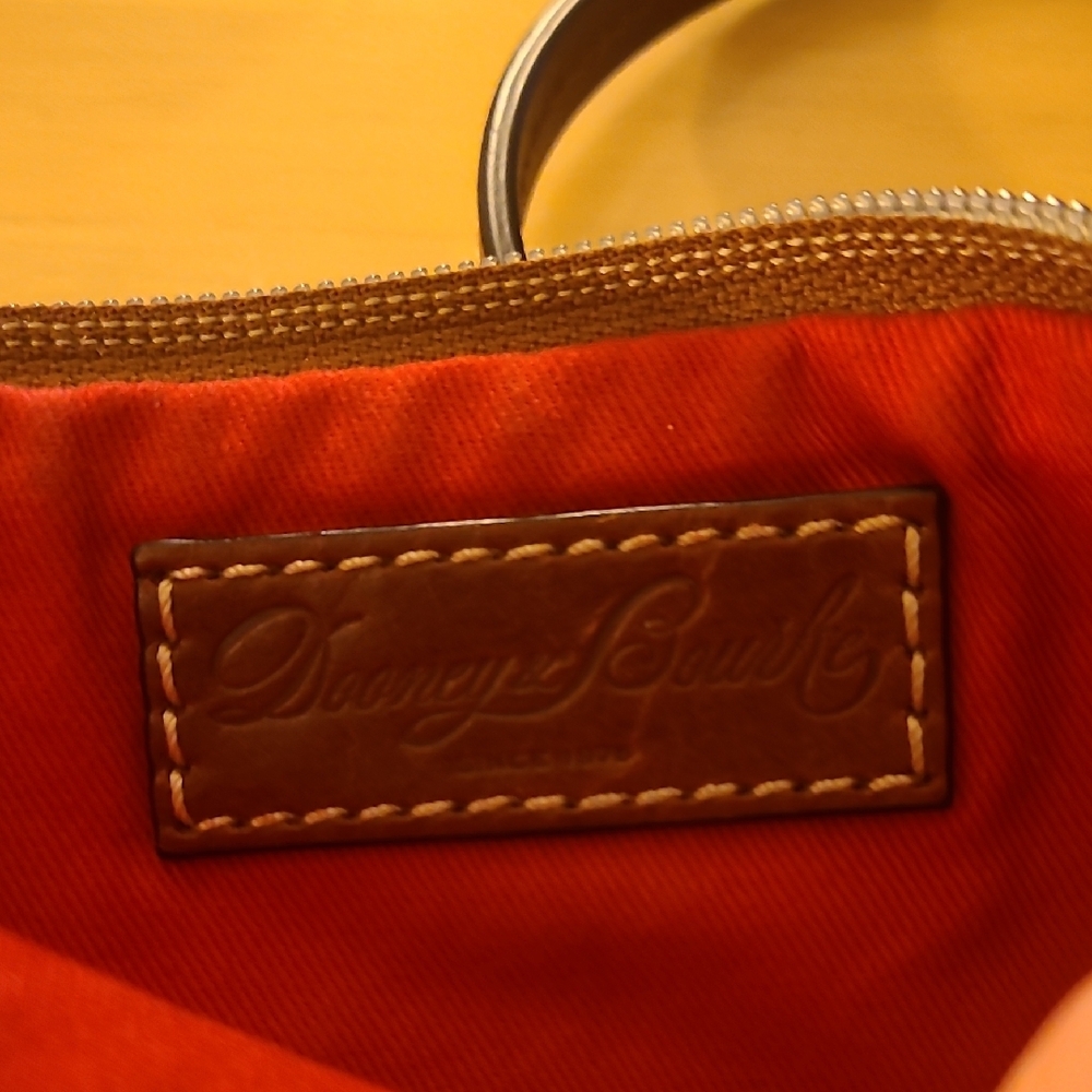 Dooney & Bourke Burgundy Plaid Crossbody Bag - Picture 5 of 11